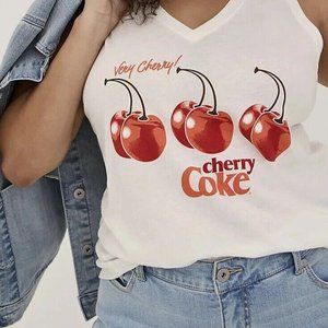 NWT Torrid 3X Cherry Coke Retro Classic Ivory Tank Top (22-24) Plus